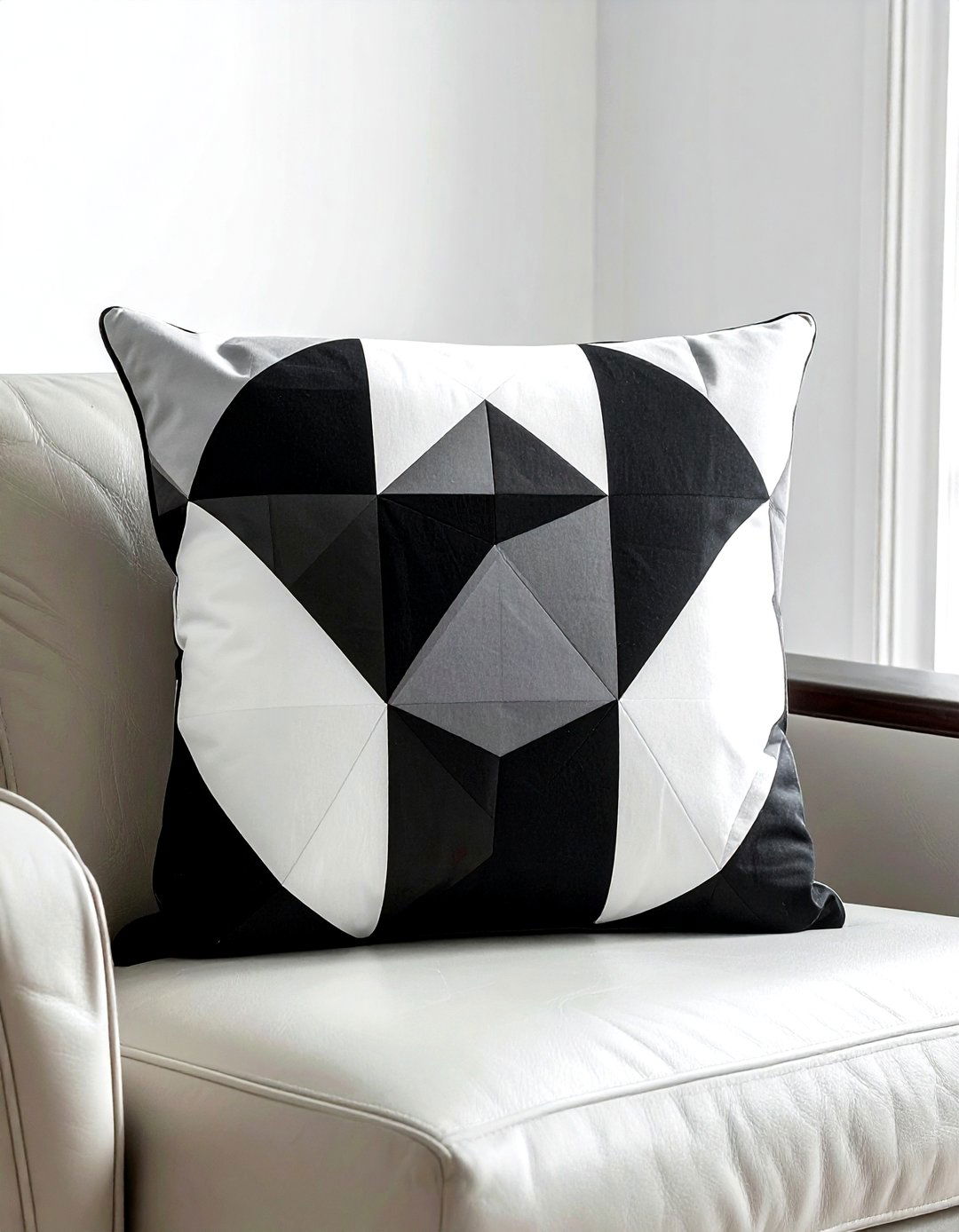 Modern geometric pillow - 30 decorative pillow ideas