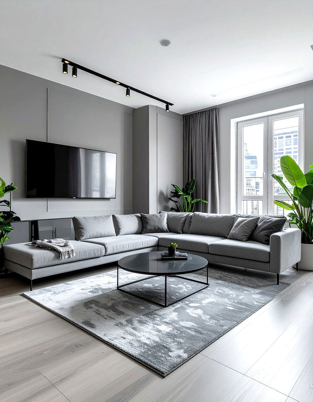 Modern gray apartment living room - 30 modern gray living room ideas