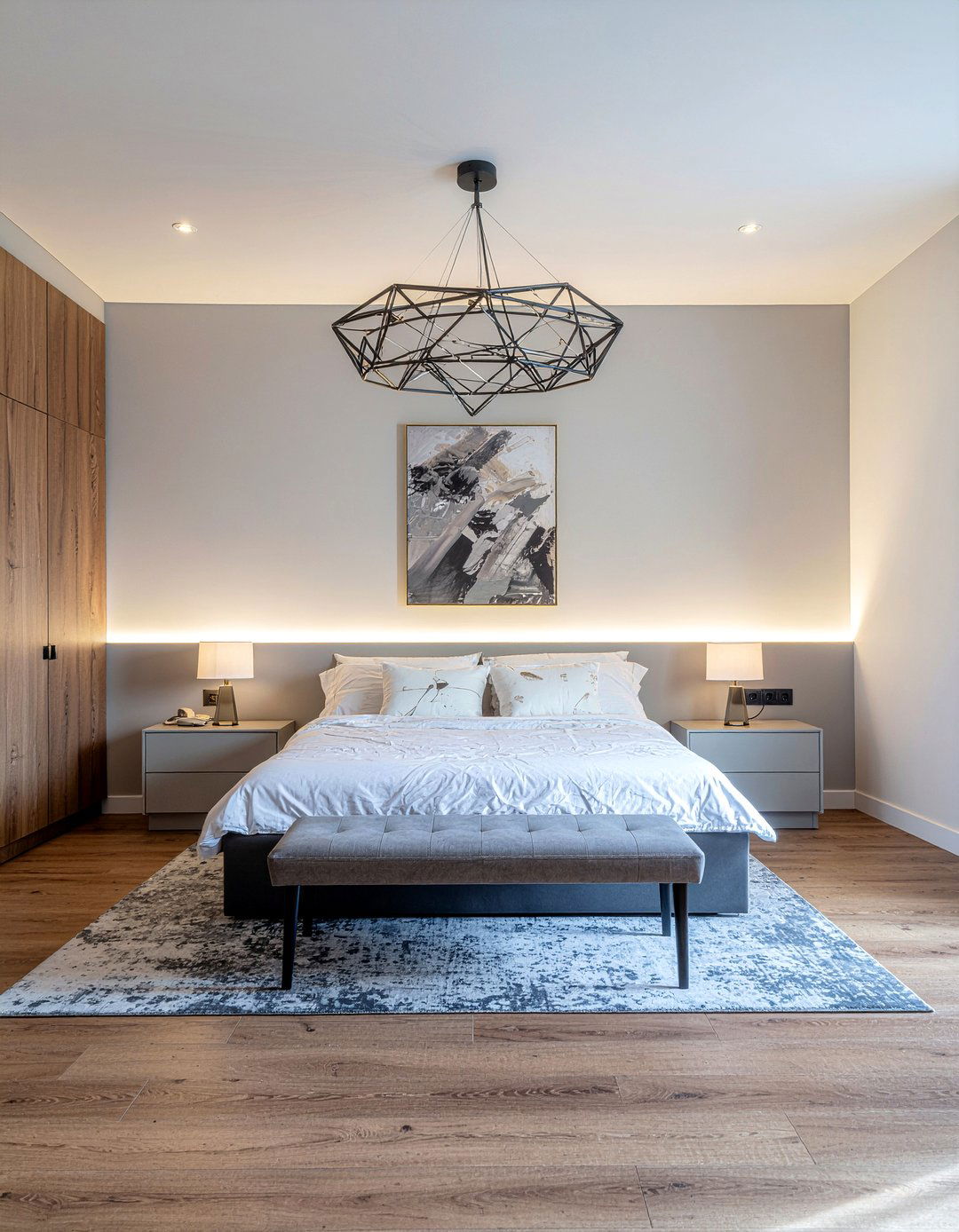 Modern gray bedroom - 30 bedroom gray walls