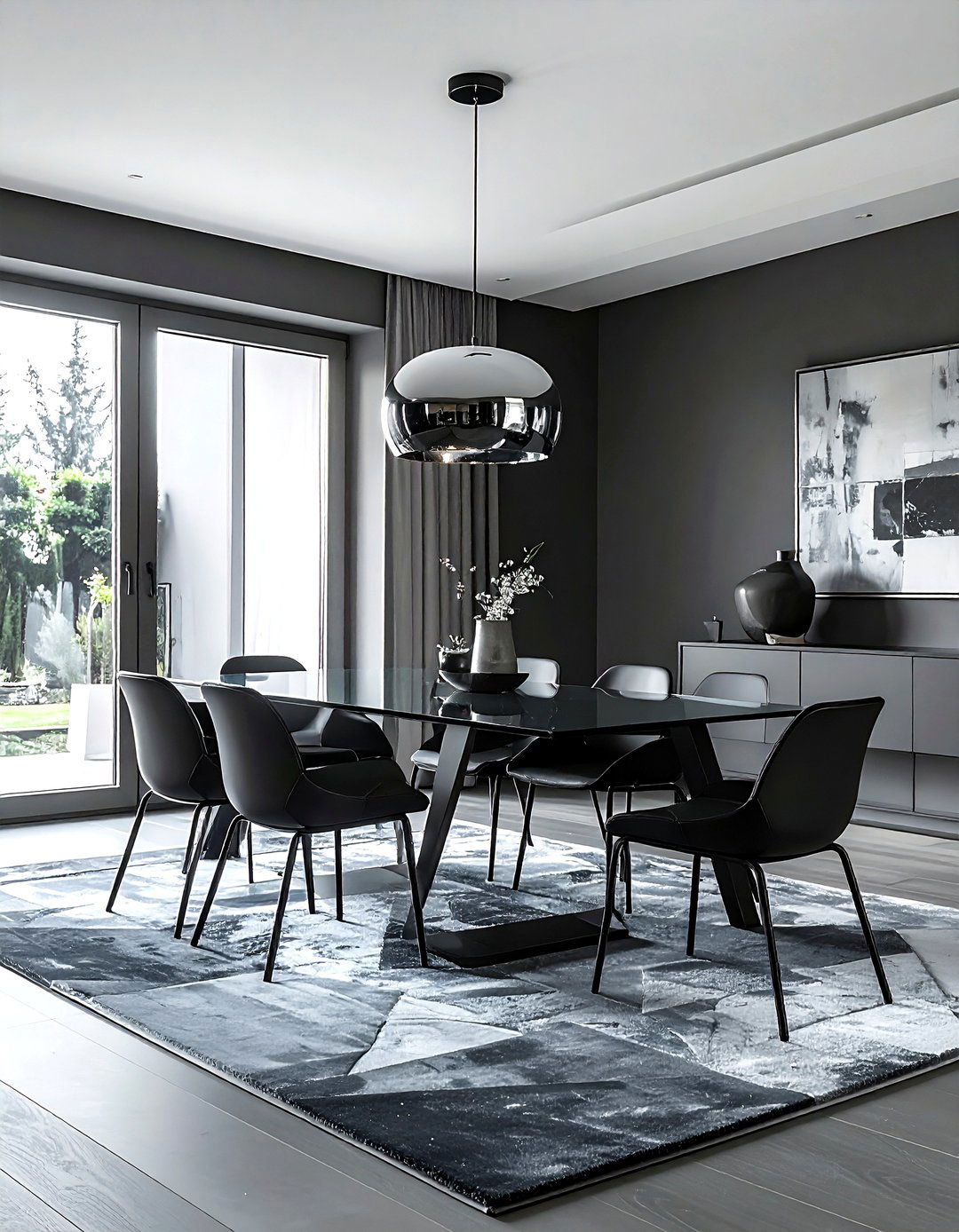 Modern gray dining room - 30 gray dining room design ideas