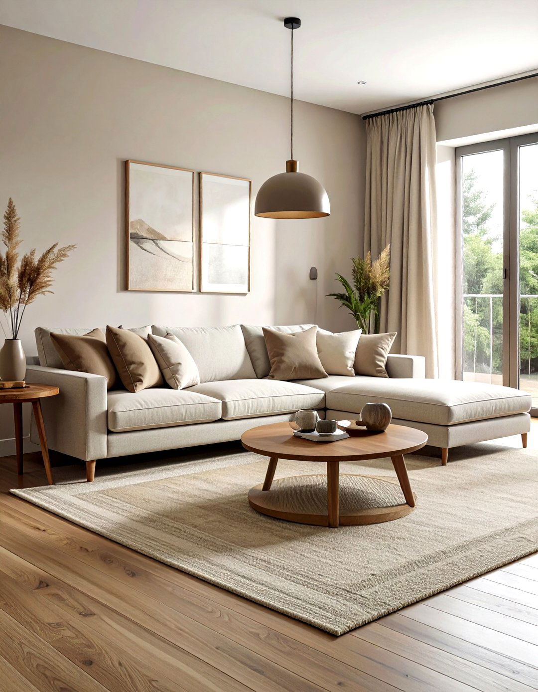 Modern greige living room - 30 modern grey living room ideas