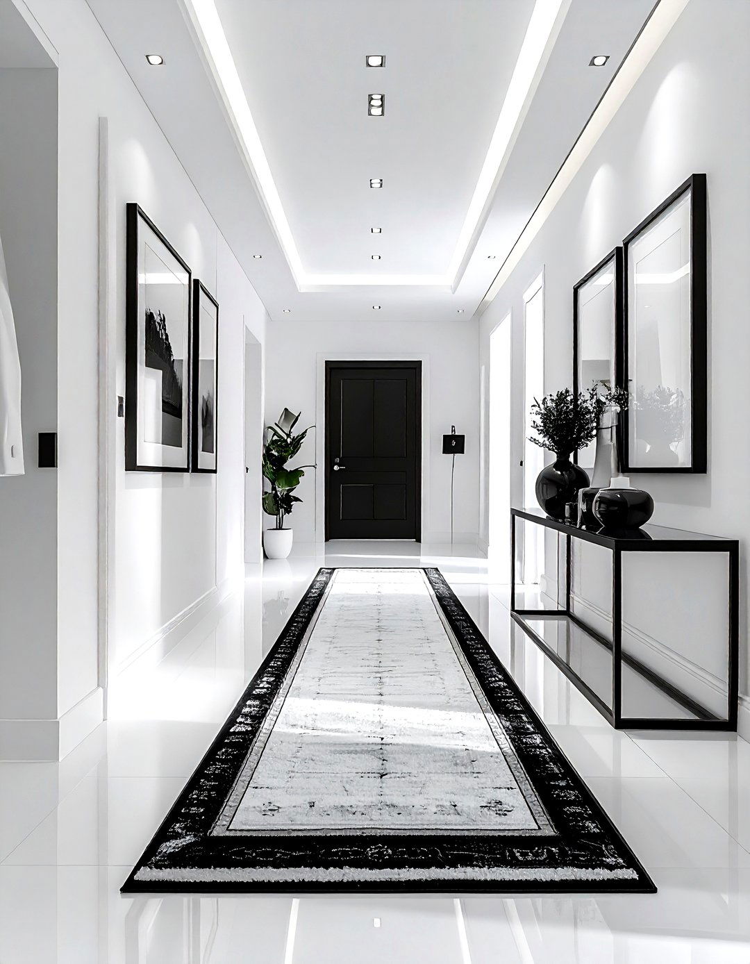 Modern hallway - 30 clean decor ideas