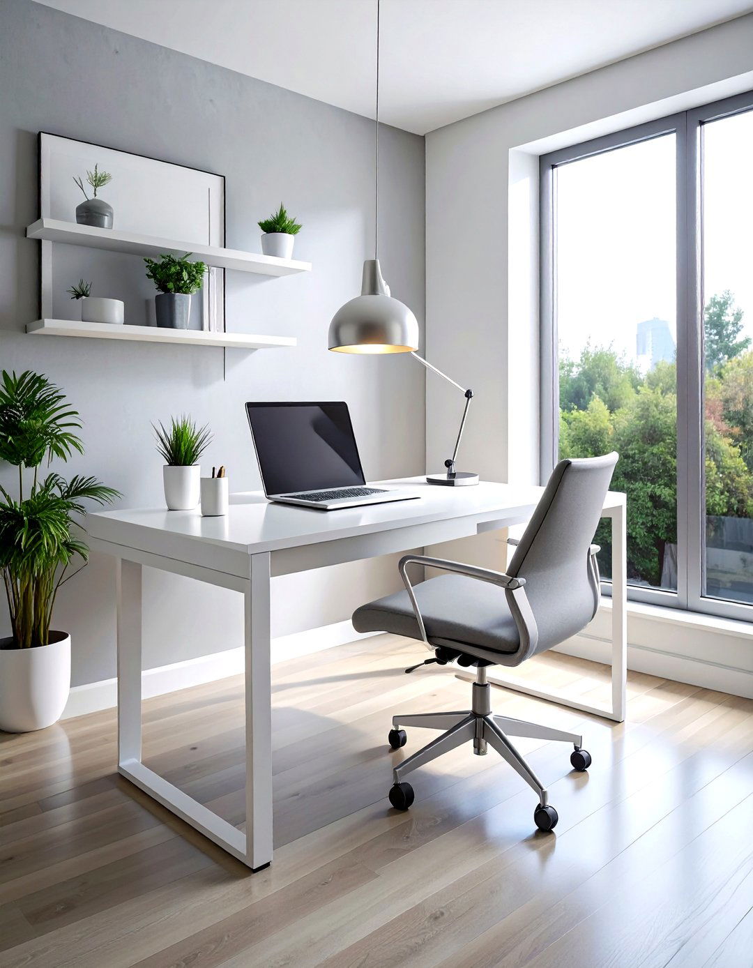 Modern home office desk - 30 modern clean decor ideas