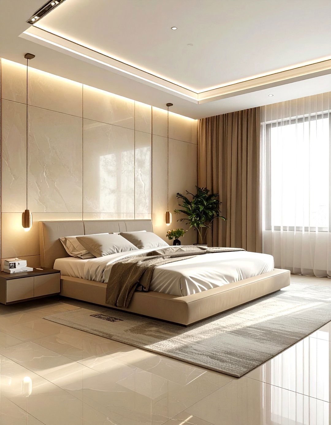Modern industrial beige bedroom - 30 industrial beige bedroom ideas
