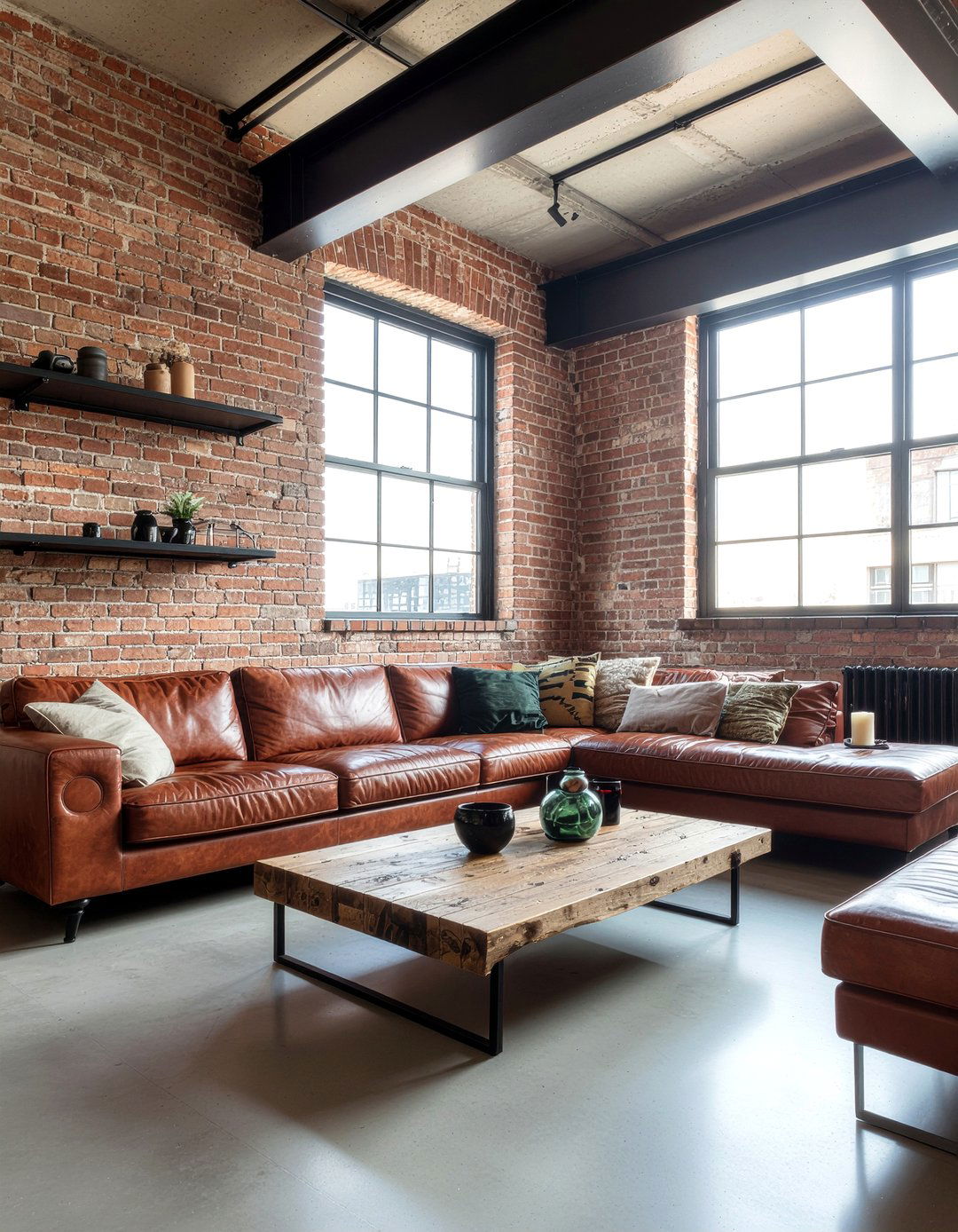 Modern industrial living room - 30 contemporary living room ideas