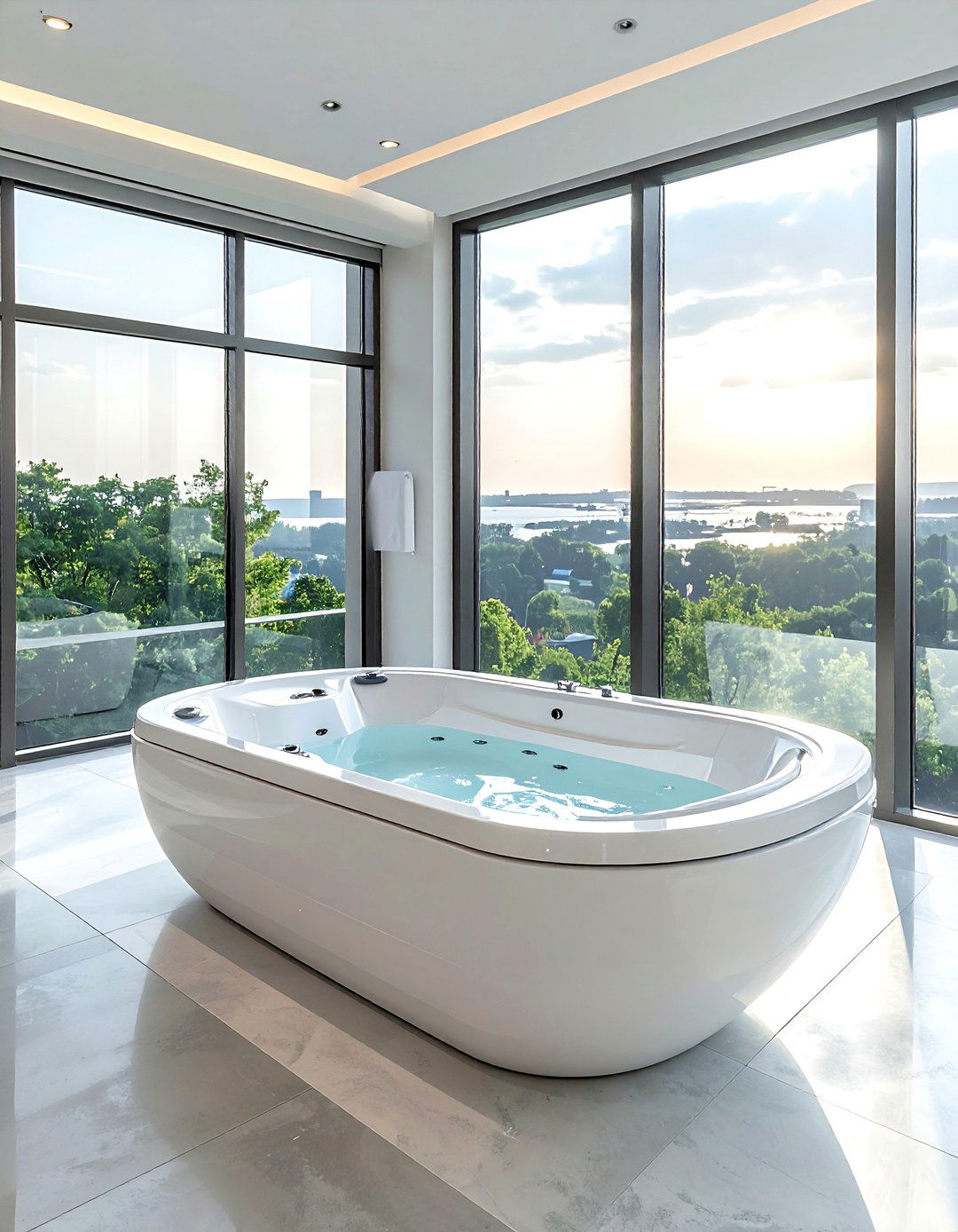 Modern jetted tub - 30 whirlpool tub ideas