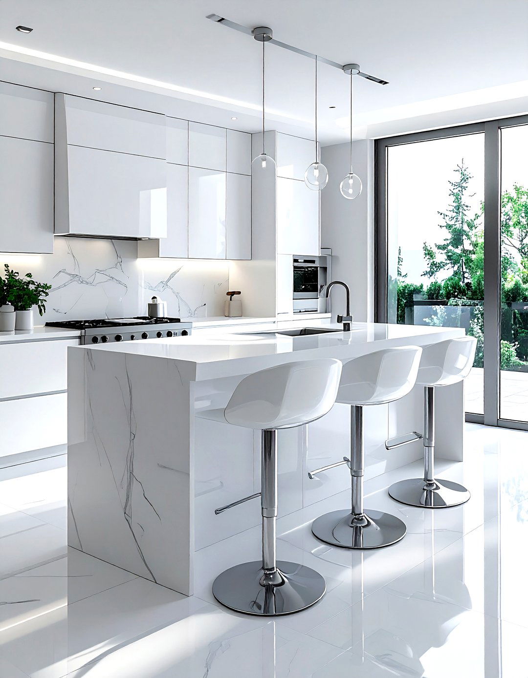 Modern kitchen stool - 30 kitchen furniture ideas