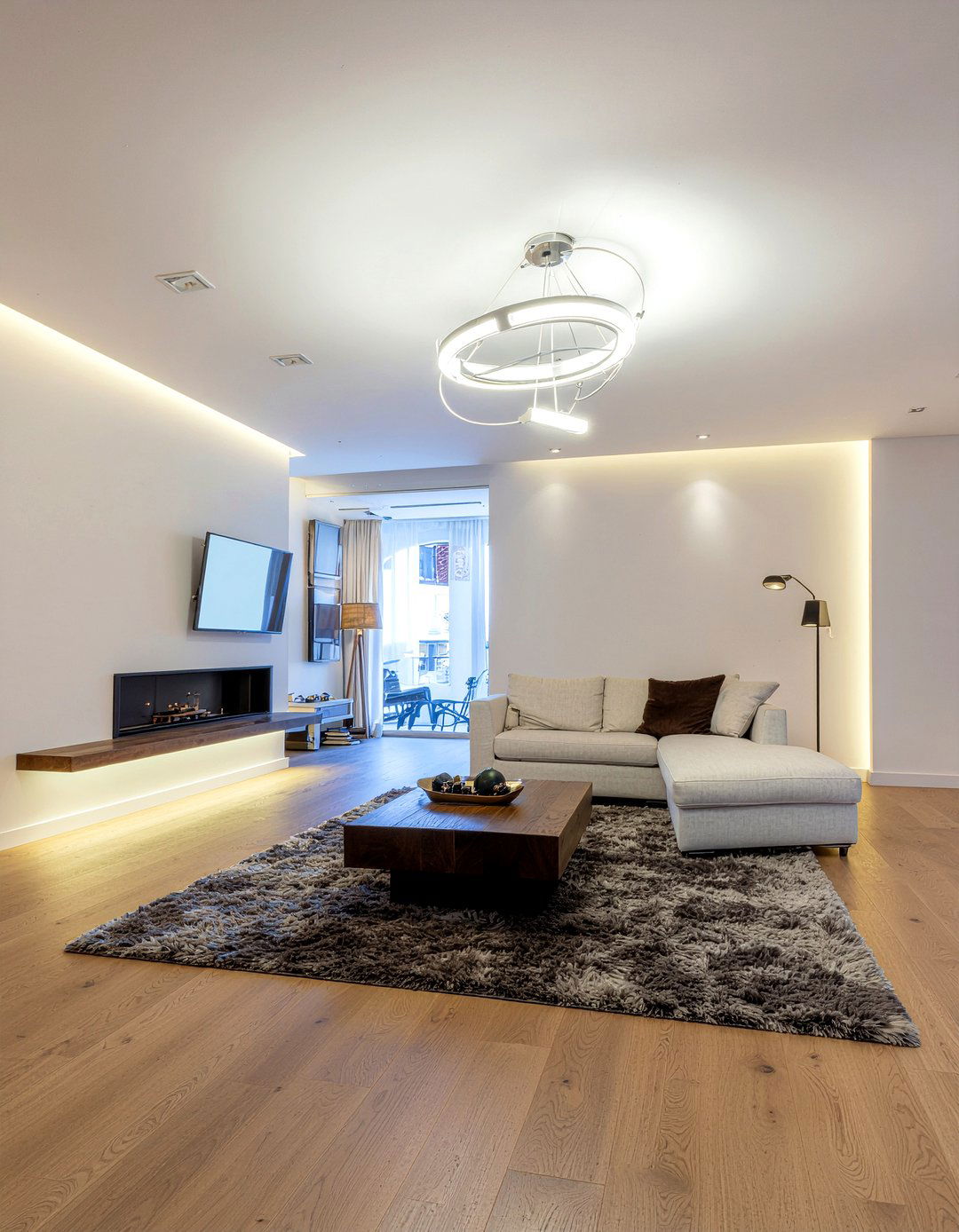 Modern lighting living room - 30 modern living room ideas