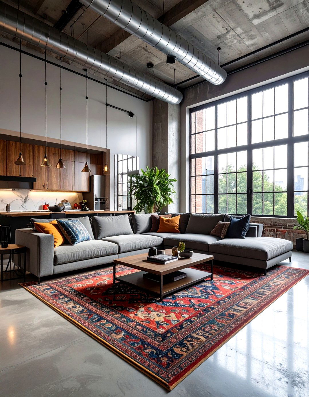 Modern loft living room - 30 show home living room ideas