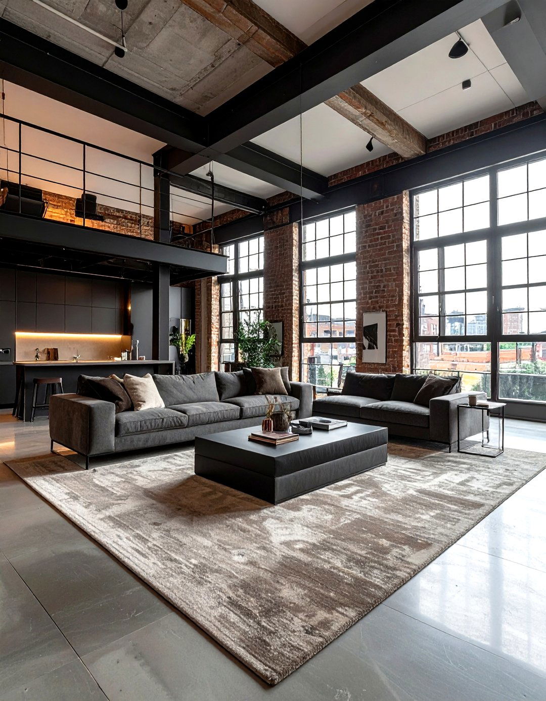 Modern loft - 30 clean decor ideas