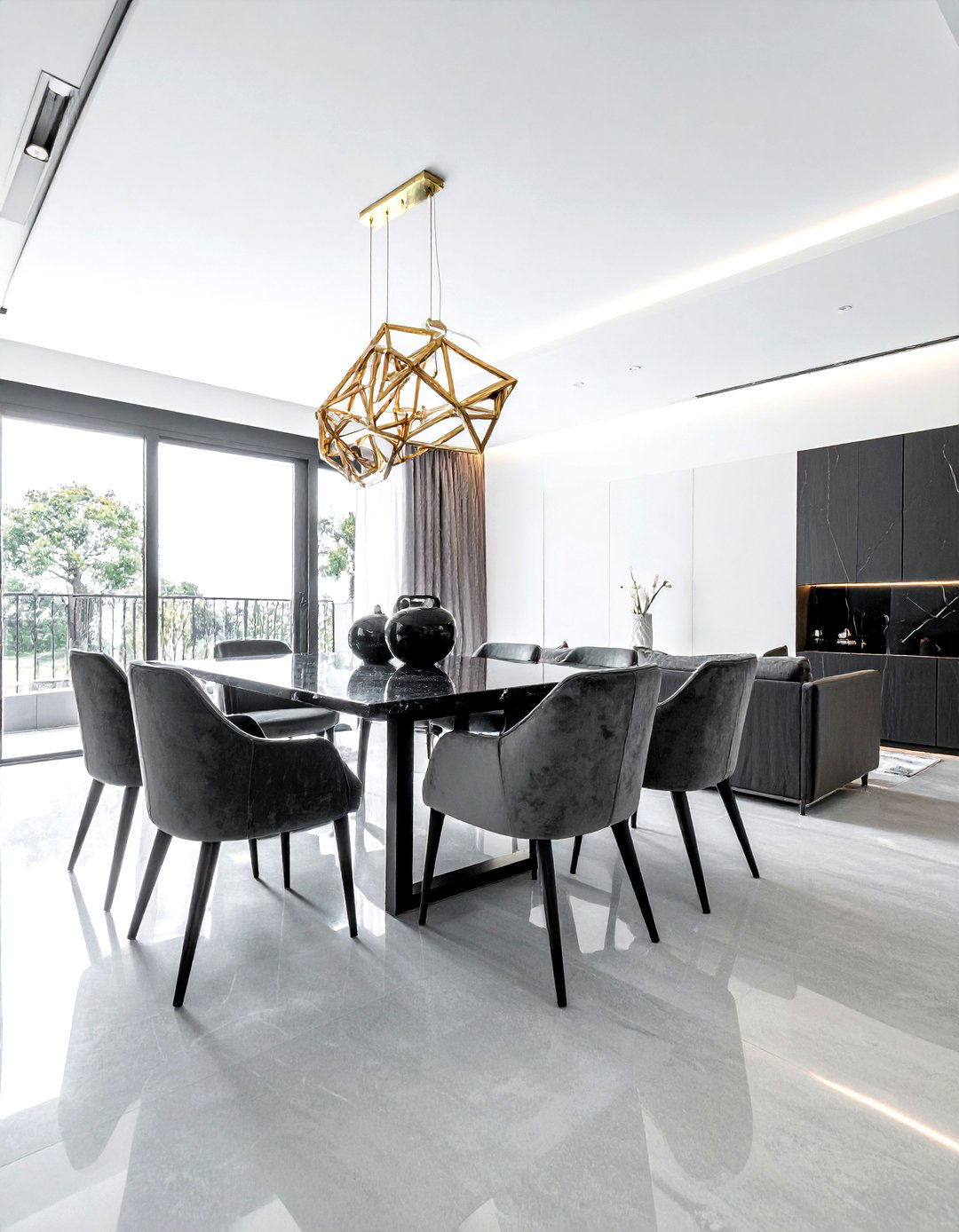 Modern luxury dining room - 30 villa dining room ideas