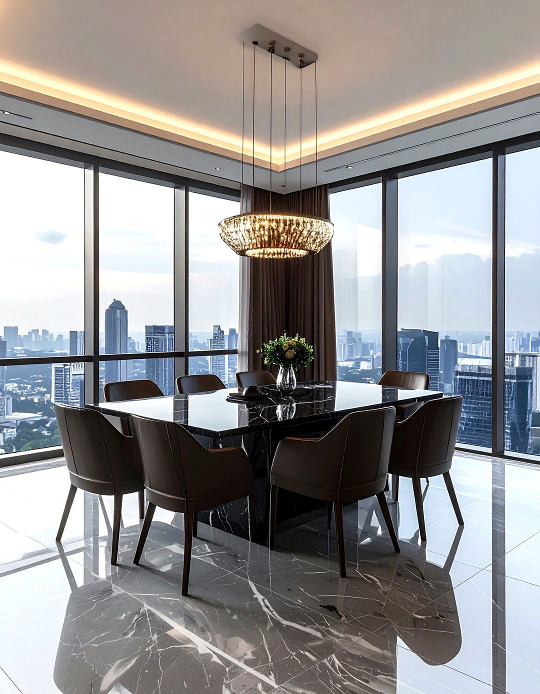 Modern luxury dining room - 30 palatial dining room ideas