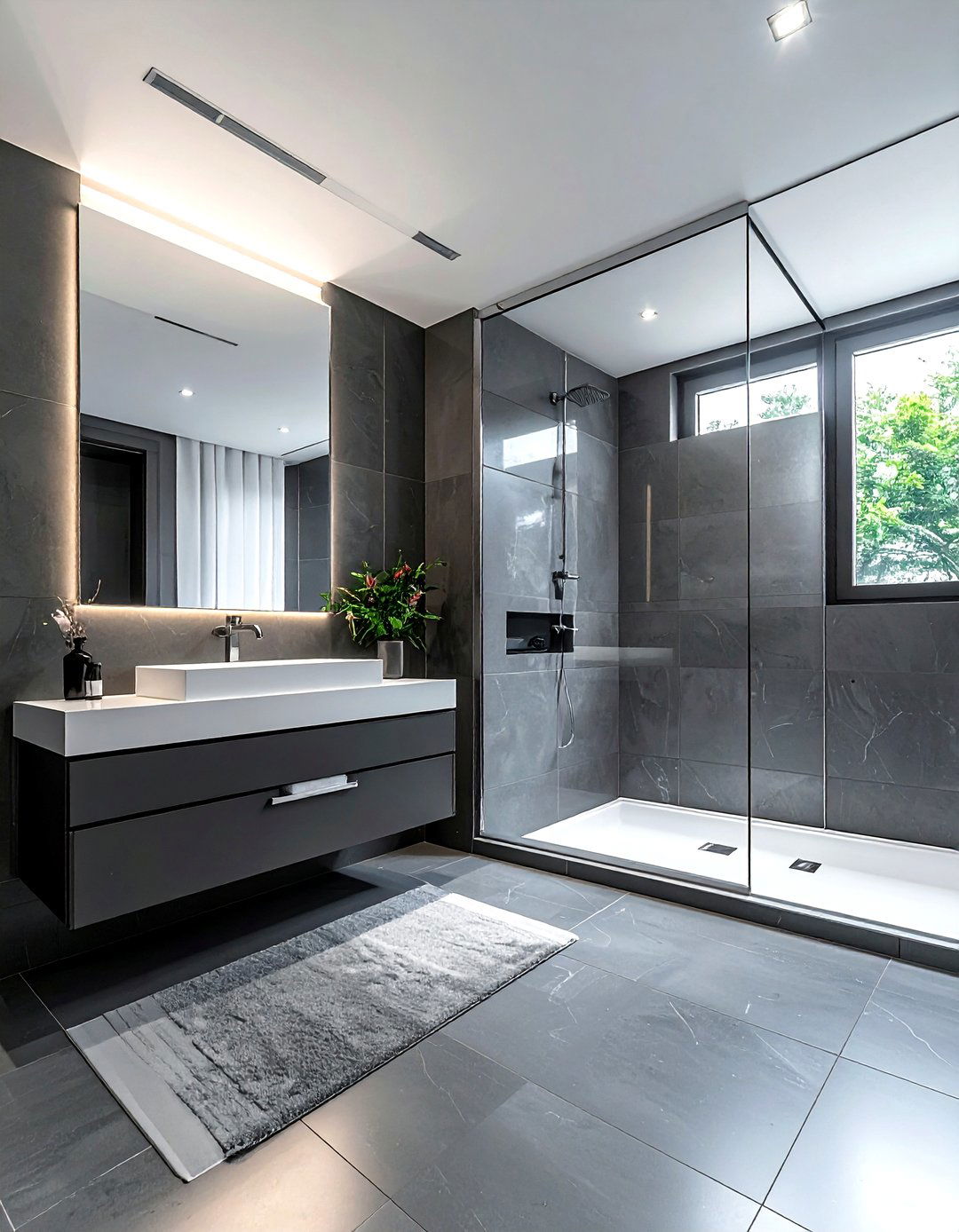 Modern master bathroom - 30 large bathroom ideas