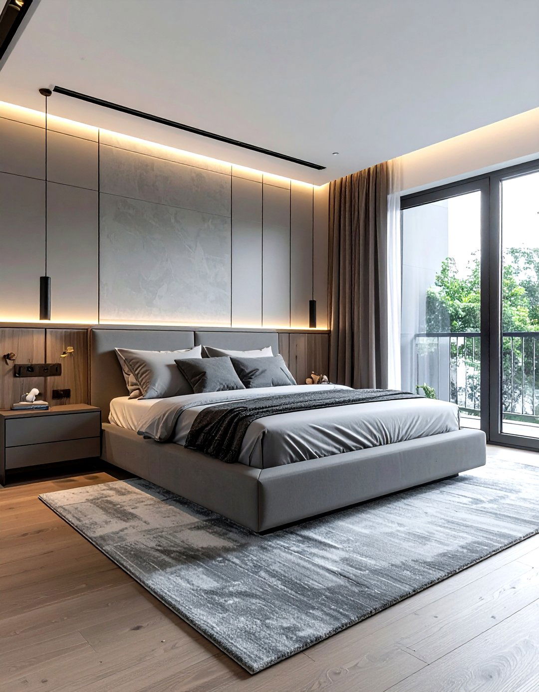 Modern master bedroom - 30 townhouse bedroom ideas
