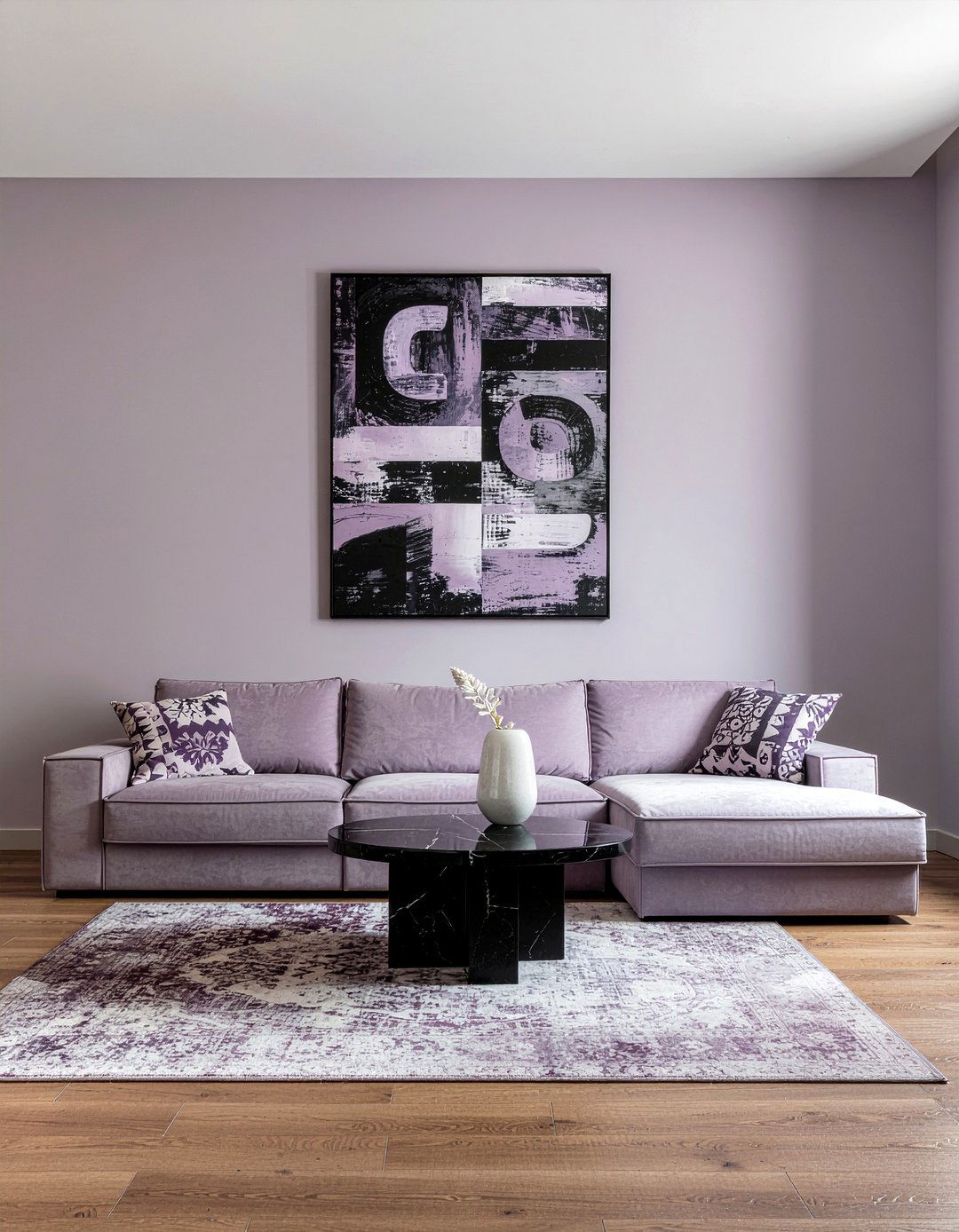 Modern mauve living room - 30 mauve living room ideas