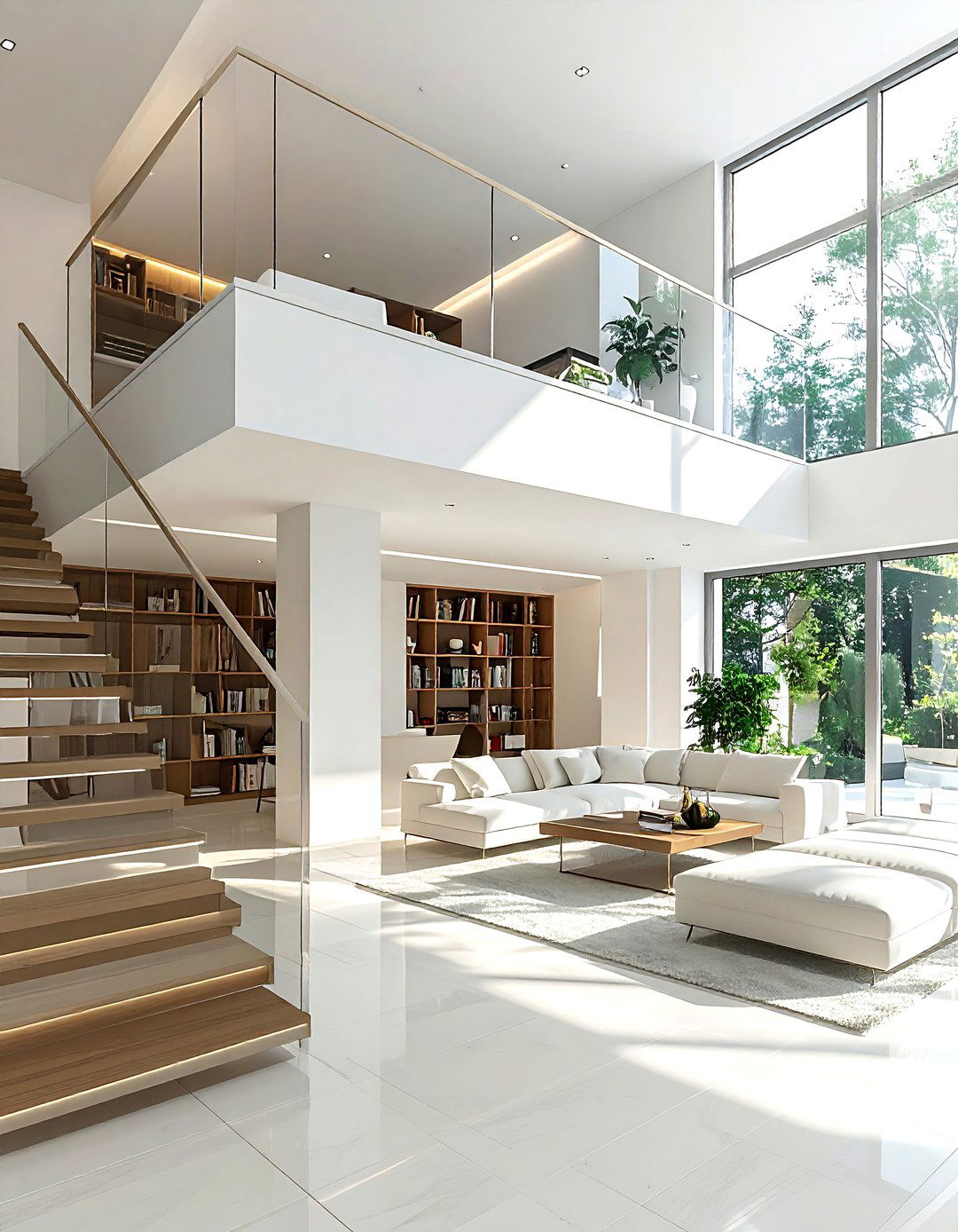 Modern mezzanine floor - 30 architect home decor ideas