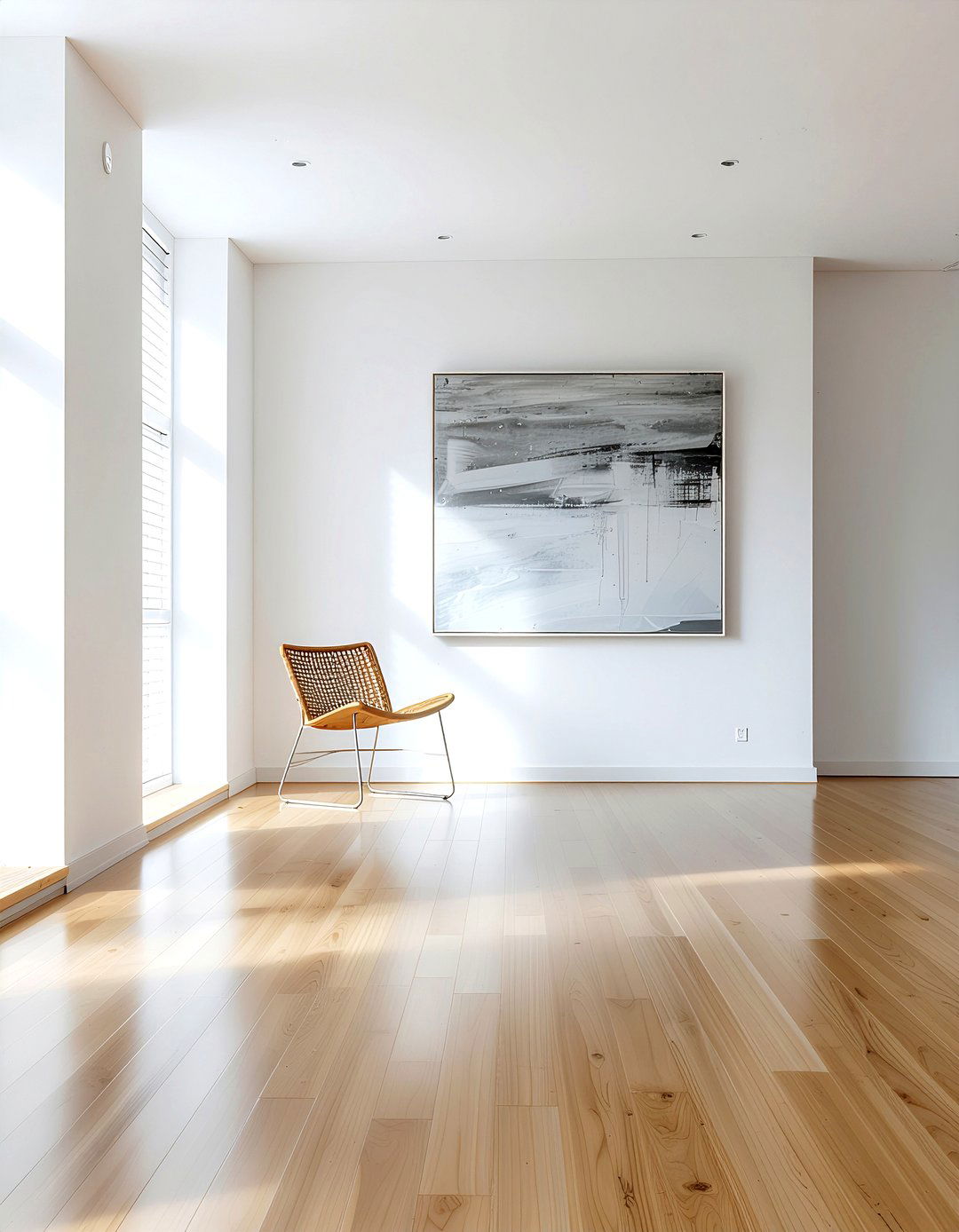 Modern minimalist bamboo flooring - 30 living room bamboo flooring ideas