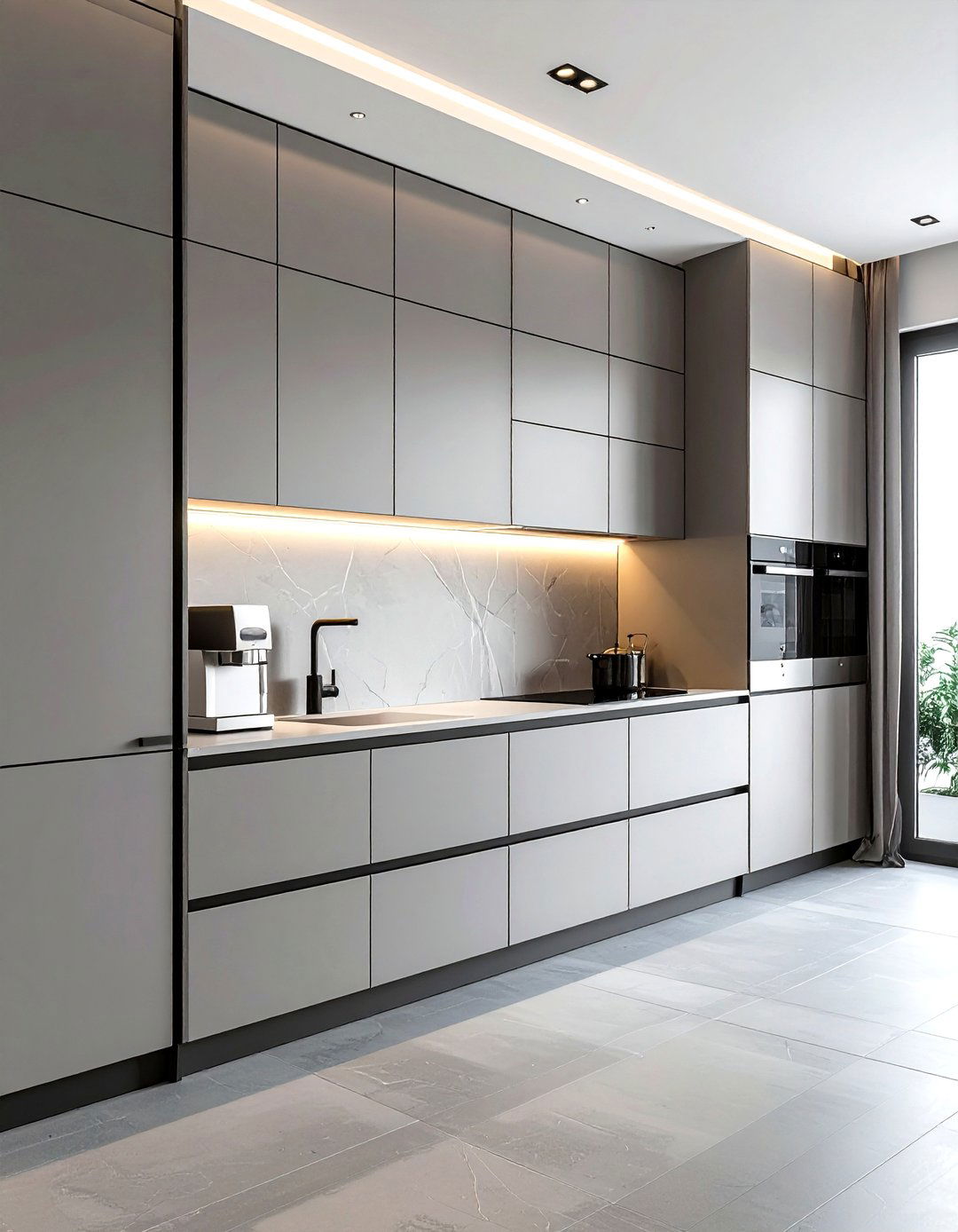 Modern minimalist cabinets - 30 flat panel kitchen cabinet ideas