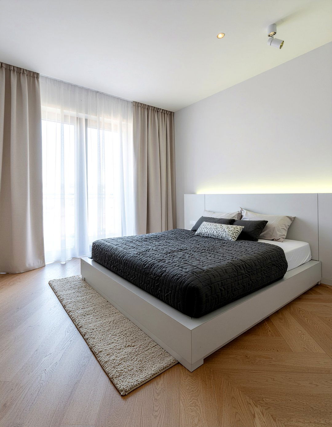 Modern minimalist curtains - 30 bedroom drapes