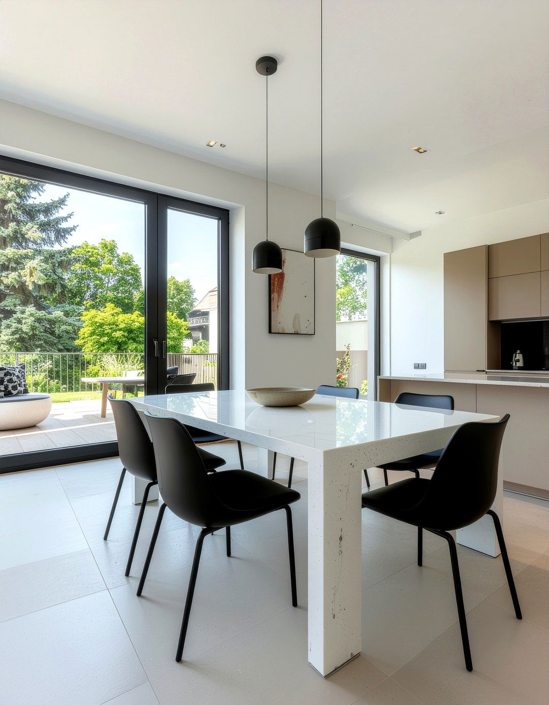 Modern minimalist dining room - 30 dining room transformation ideas