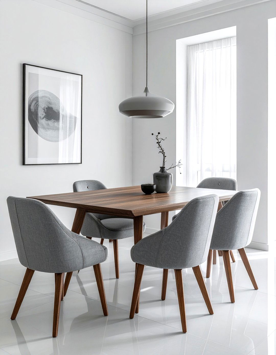 Modern minimalist dining room - 30 casual dining room ideas