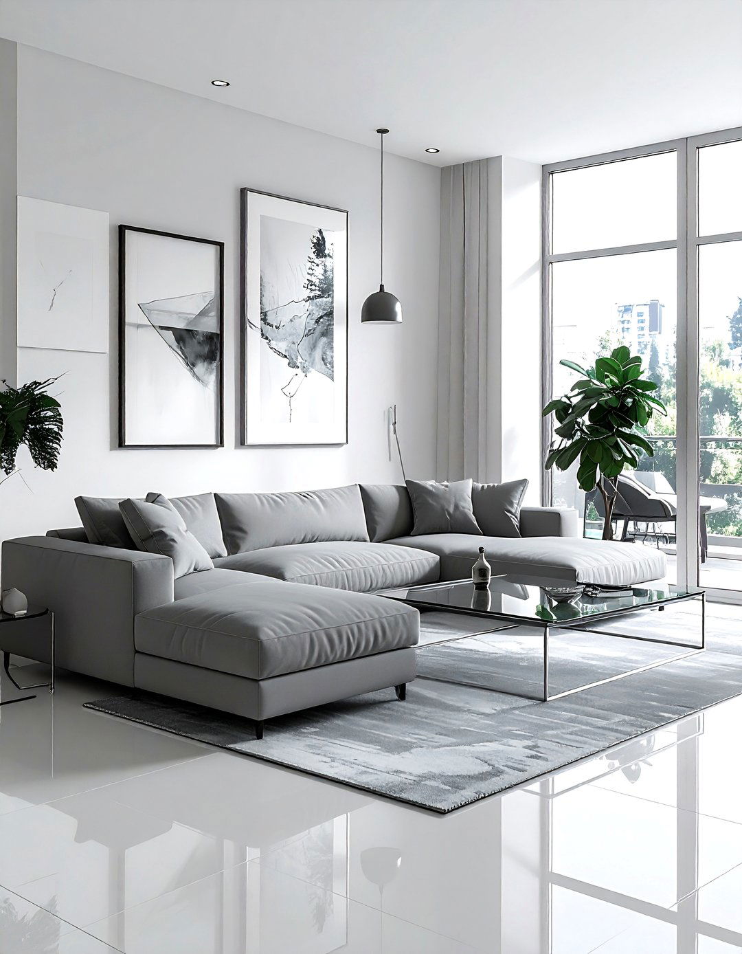 Modern minimalist floor mirror - 30 leaning mirror ideas