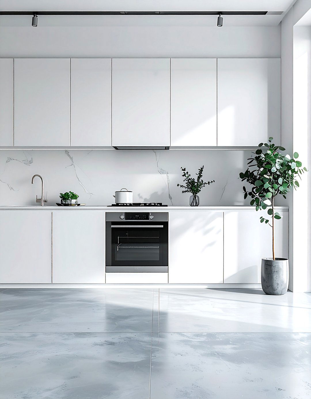 Modern minimalist kitchen with steam oven - 30 steam oven kitchen ideas