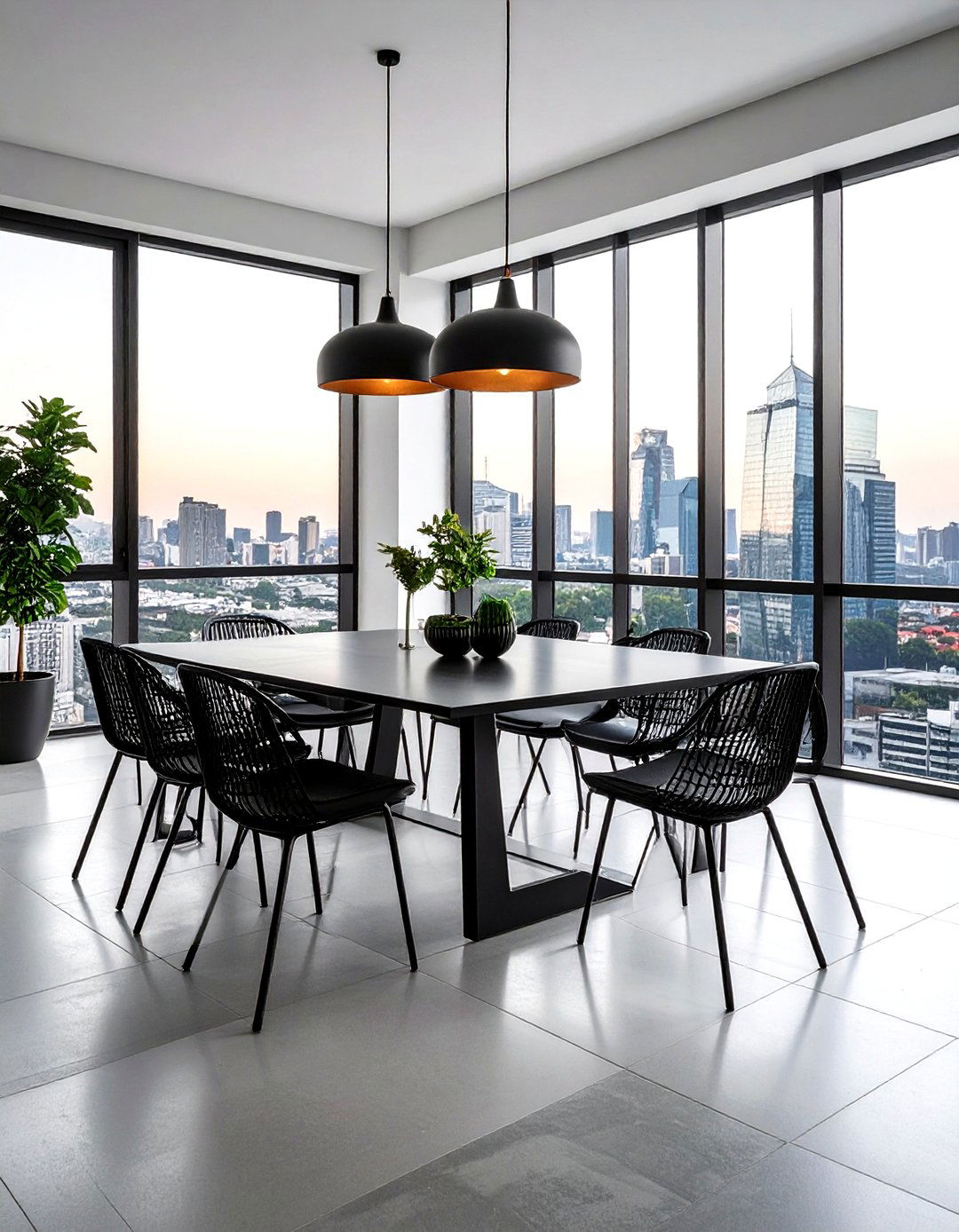 Modern minimalist mix - 30 mismatched dining chair ideas