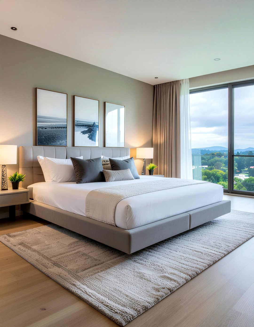 Modern minimalist taupe bedroom - 30 taupe bedroom ideas