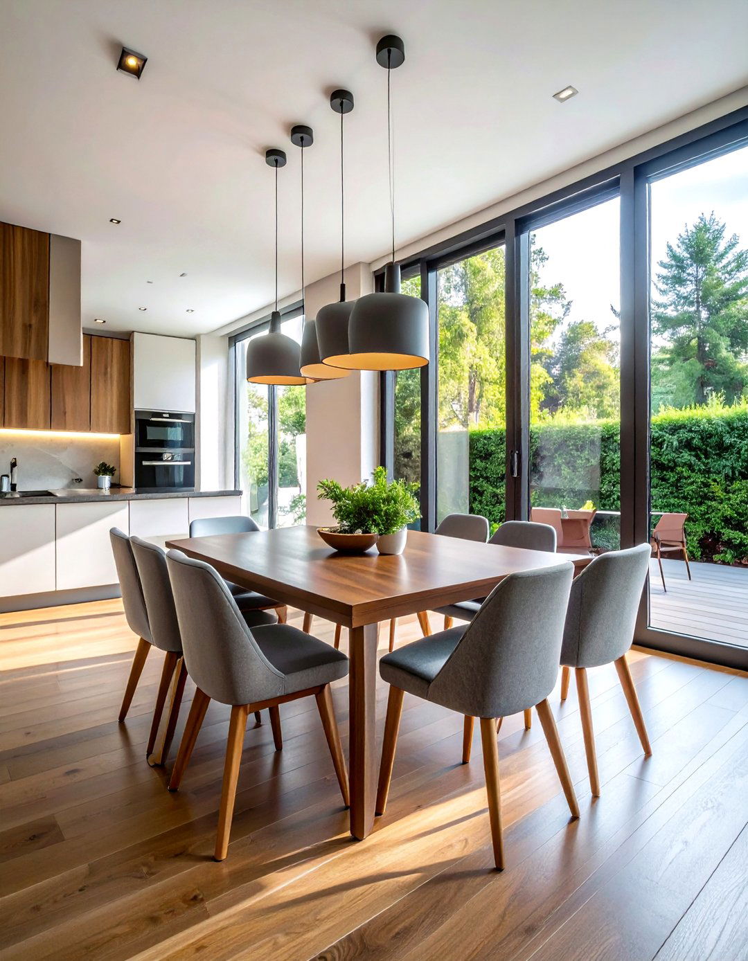 Modern open concept dining room - 30 dining room family gathering ideas