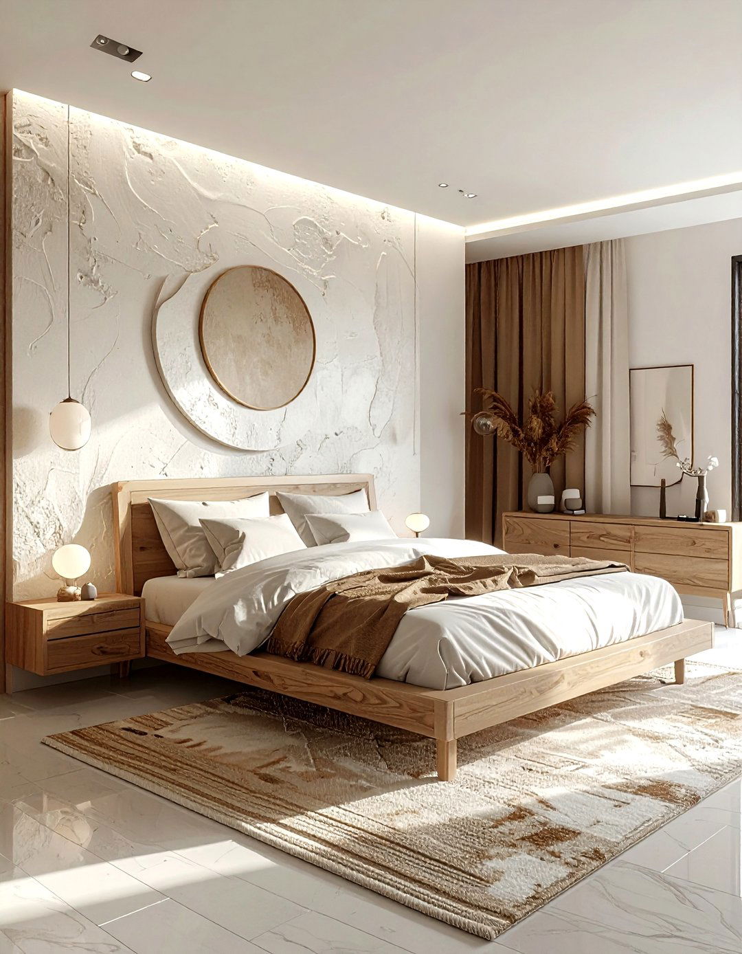 Modern organic bedroom - 30 townhouse bedroom ideas