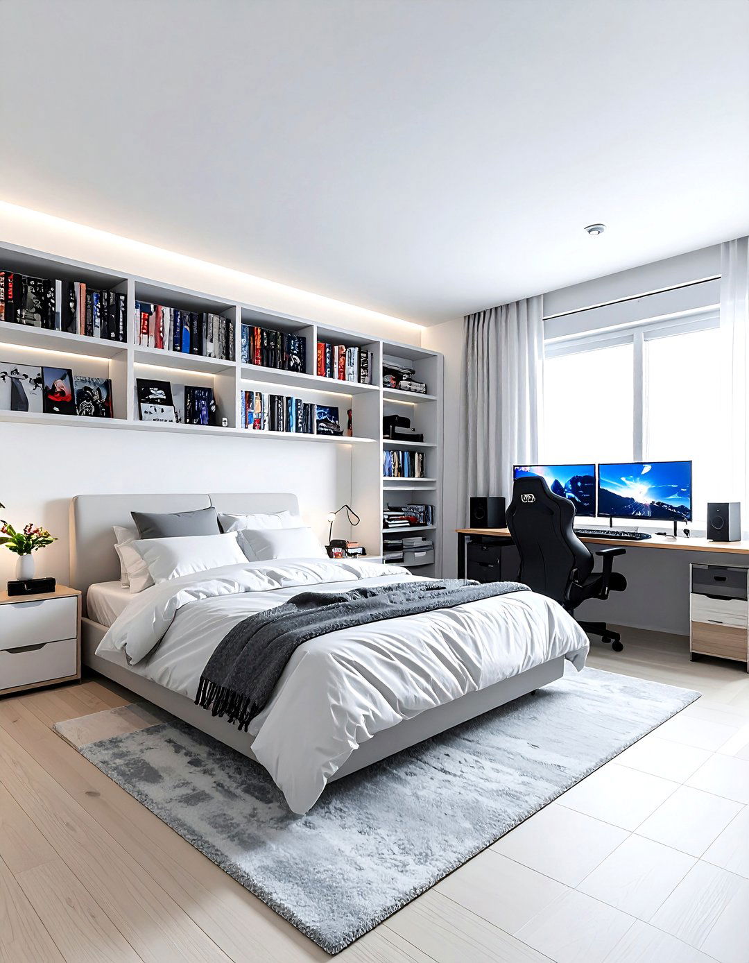 Modern otaku bedroom - 30 manga bedroom ideas