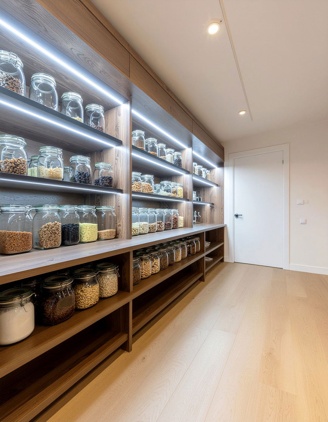 Modern pantry storage - 30 sleek modern kitchen ideas