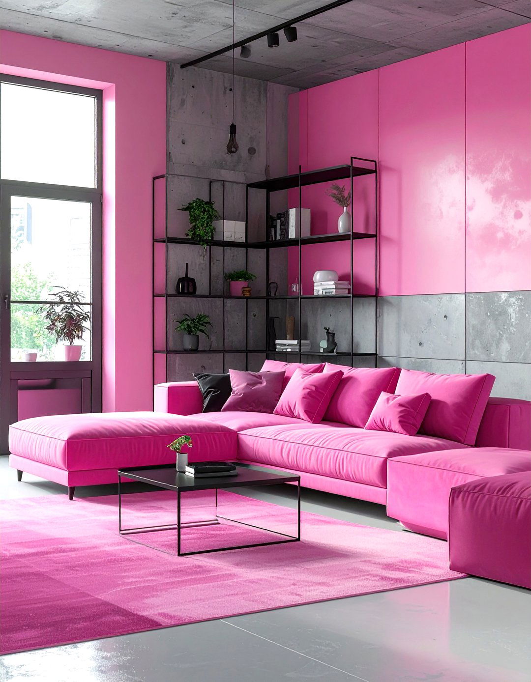 Modern pink living room - 30 pink living room ideas