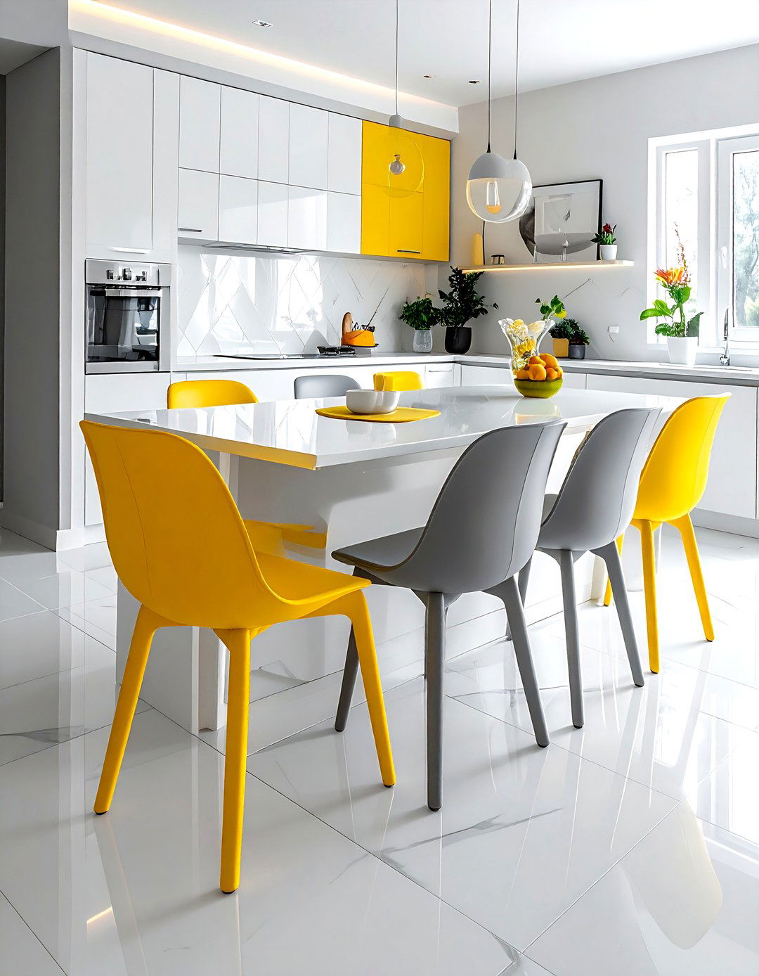 Modern plastic dining chair - 30 armless dining chair ideas