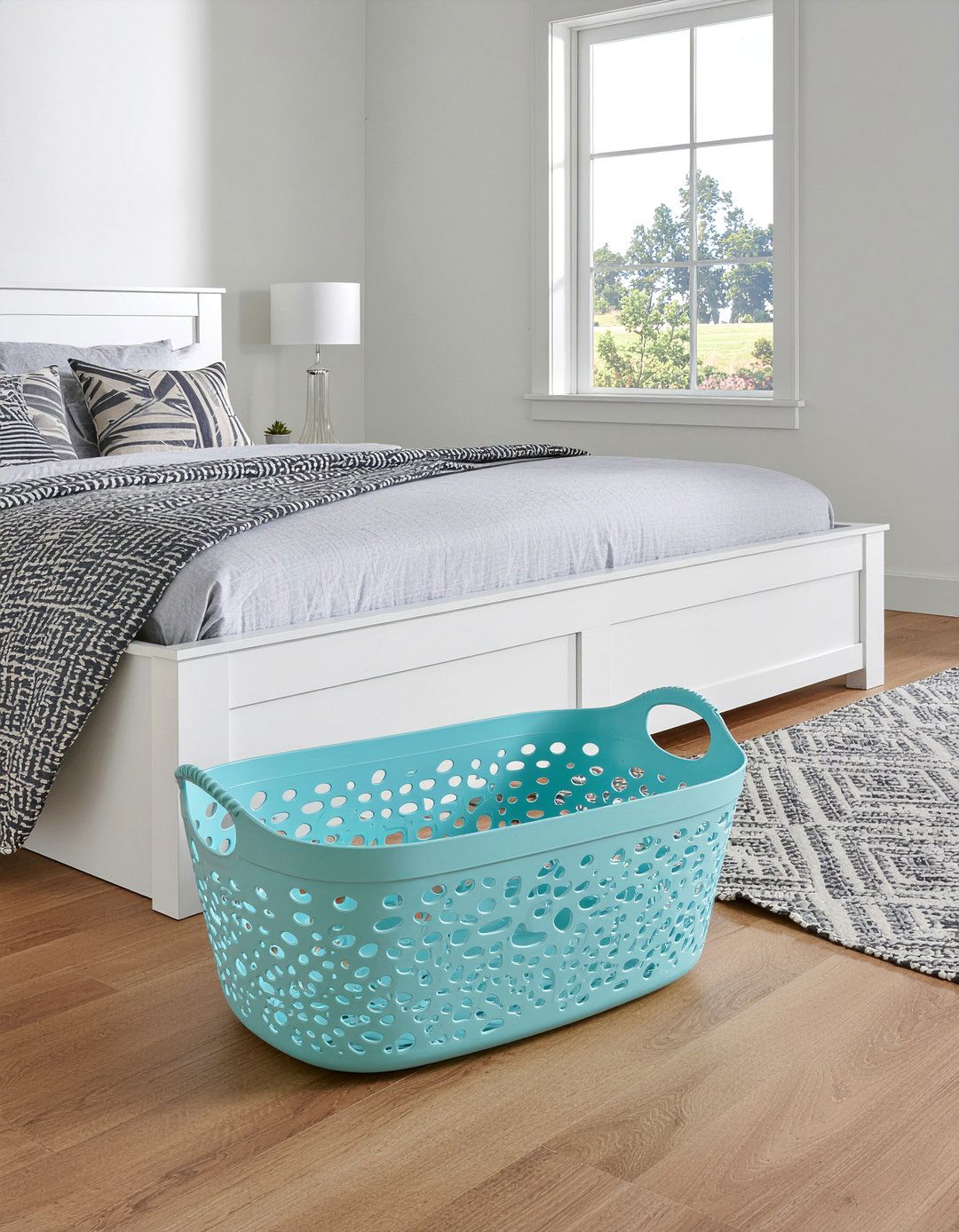 Modern plastic laundry basket - 30 bedroom laundry hampers
