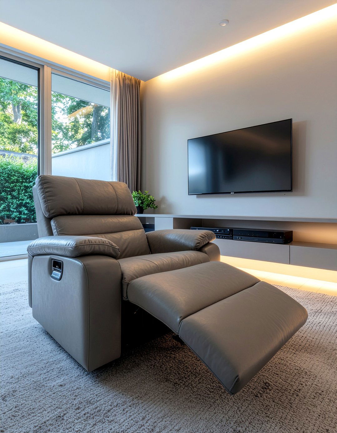 Modern recliner chair - 30 living room lounge chair ideas