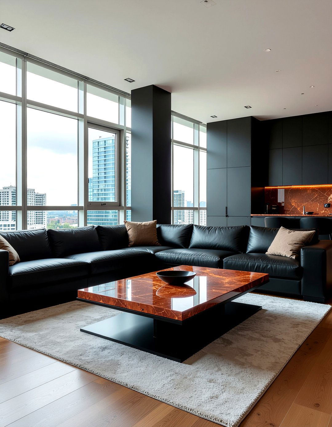 Modern rust living room - 30 rust living room ideas