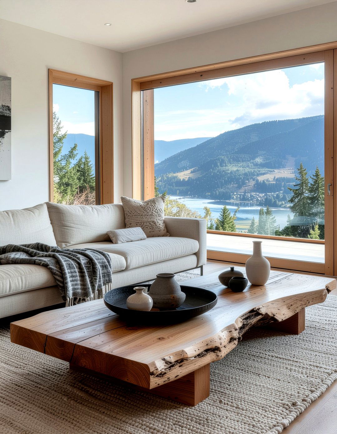 Modern rustic furniture - 30 mountain house living room ideas