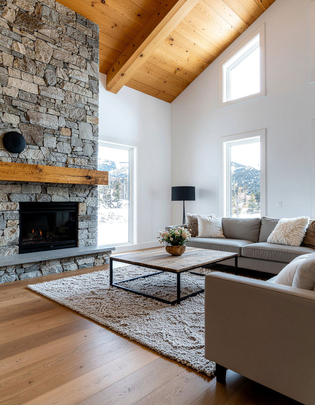 Modern rustic living room - 30 viral living room ideas