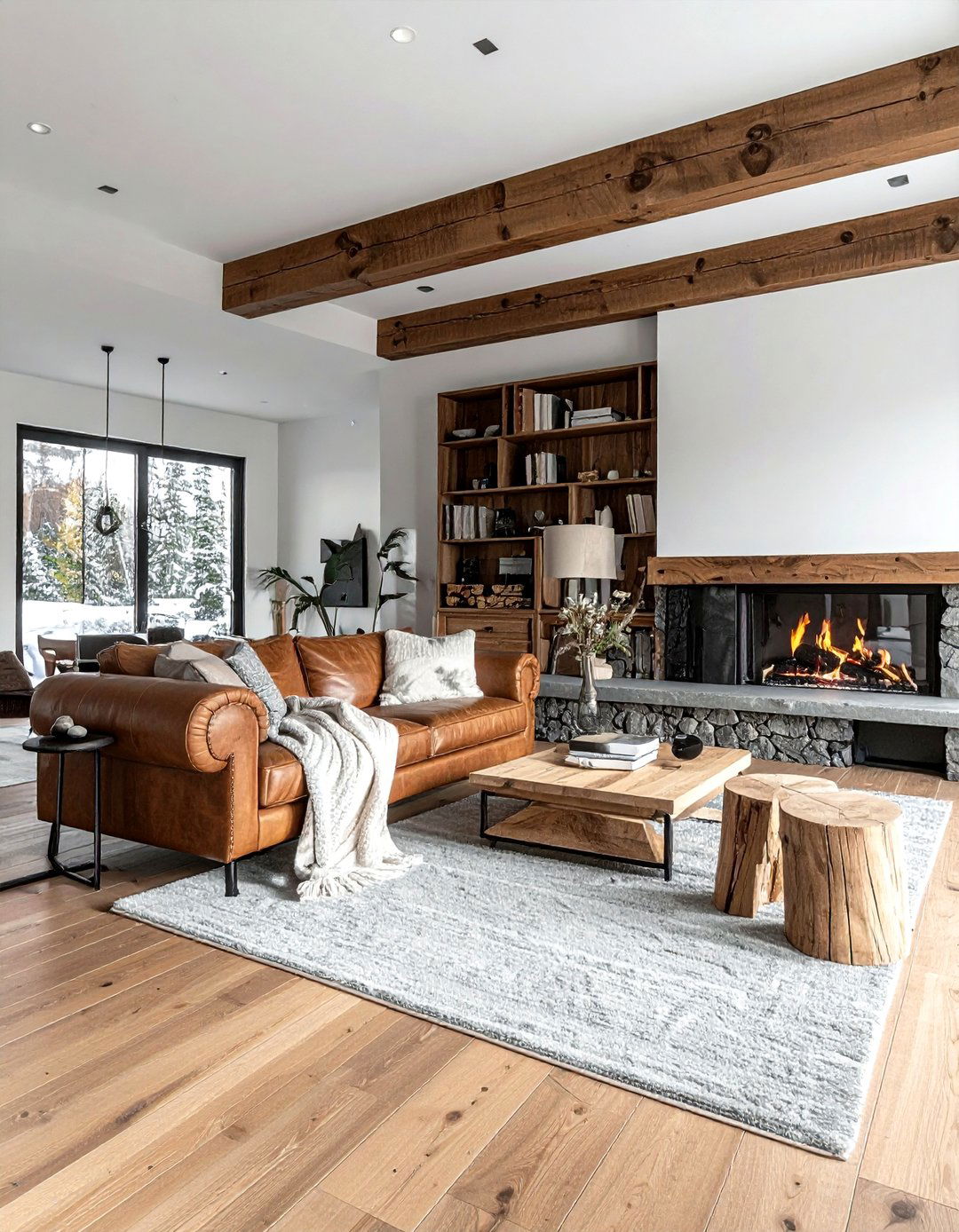 Modern rustic wood slats - 30 wainscoting ideas