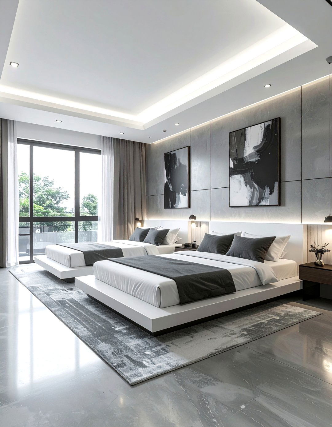 Modern shared bedroom - 30 shared bedroom ideas