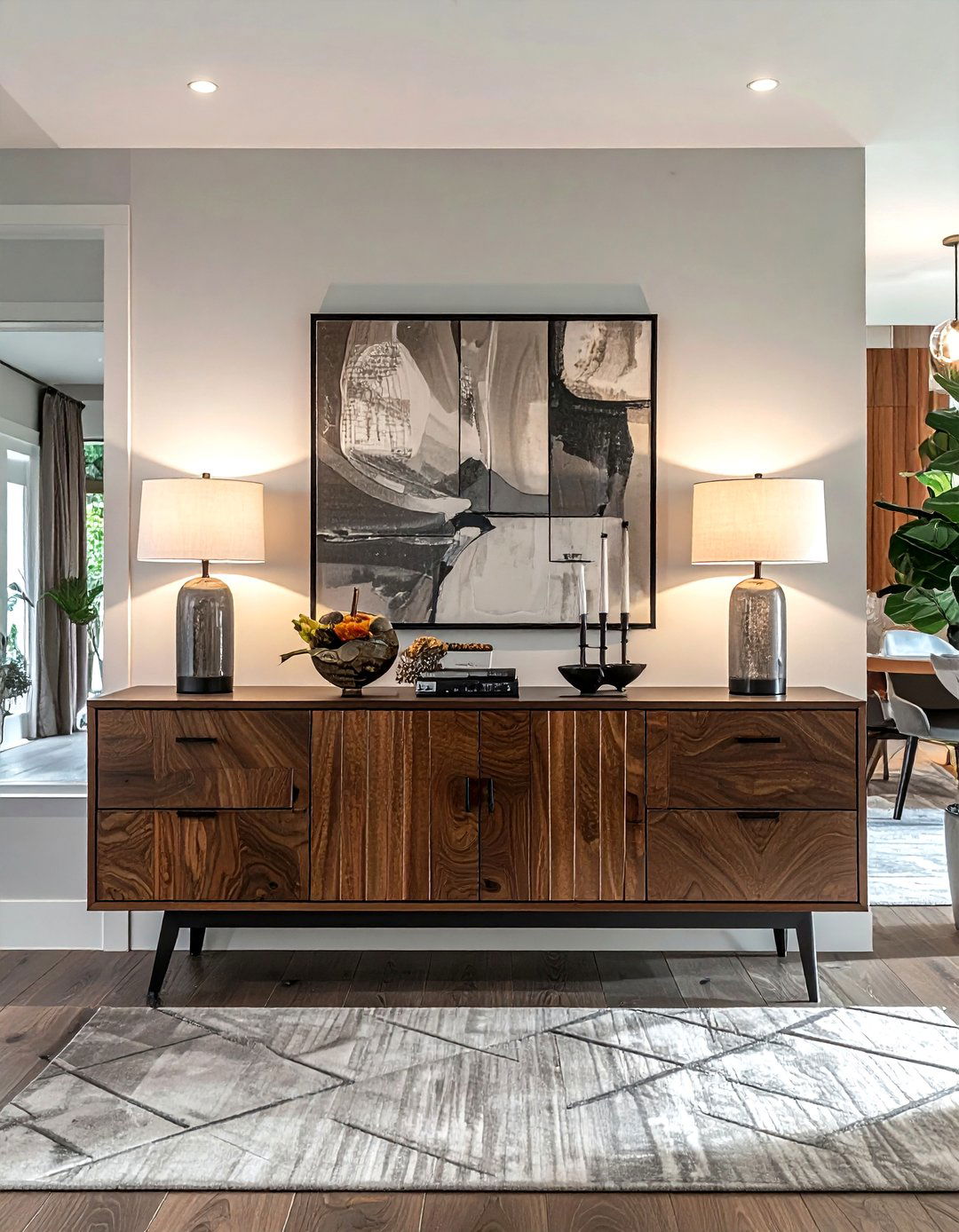 Modern sideboard buffet - 30 updated traditional dining room ideas