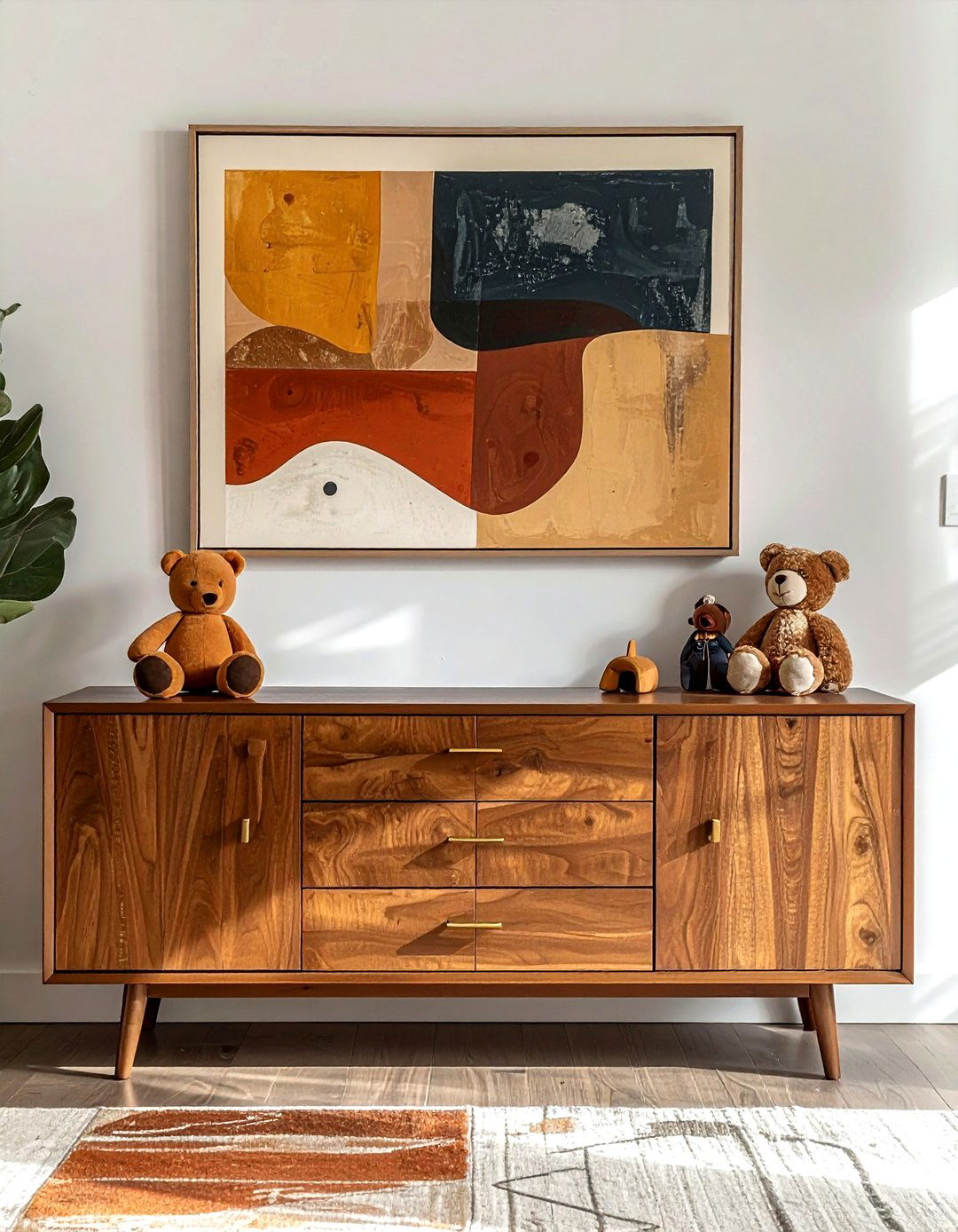 Modern sideboard toy storage - 30 living room toy storage ideas