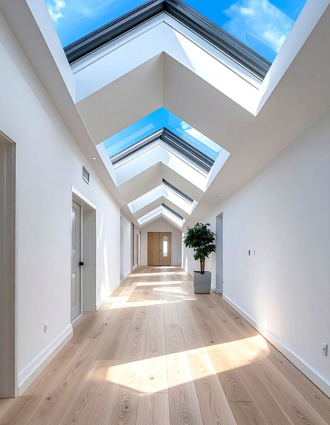Modern skylight installation - 30 architect home decor ideas