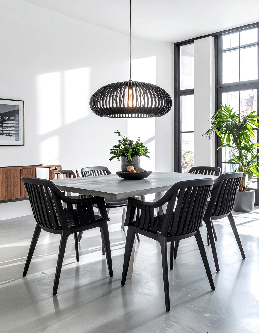 Modern slat back chair - 30 wood dining chair ideas