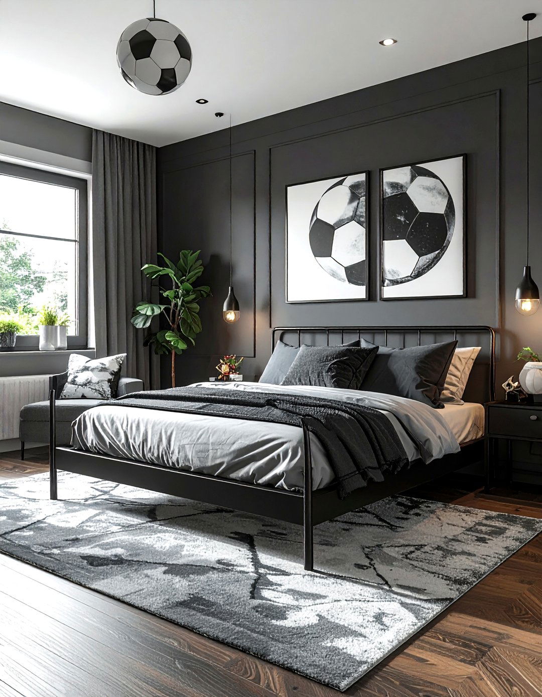 Modern soccer bedroom for teens - 30 soccer bedroom ideas