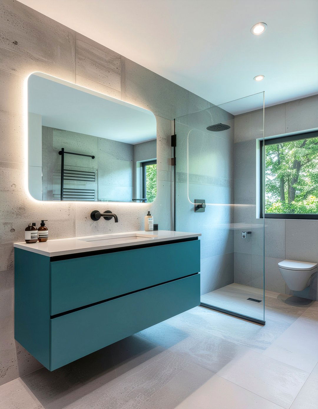 Modern teal bathroom - 30 cool teal bathroom ideas
