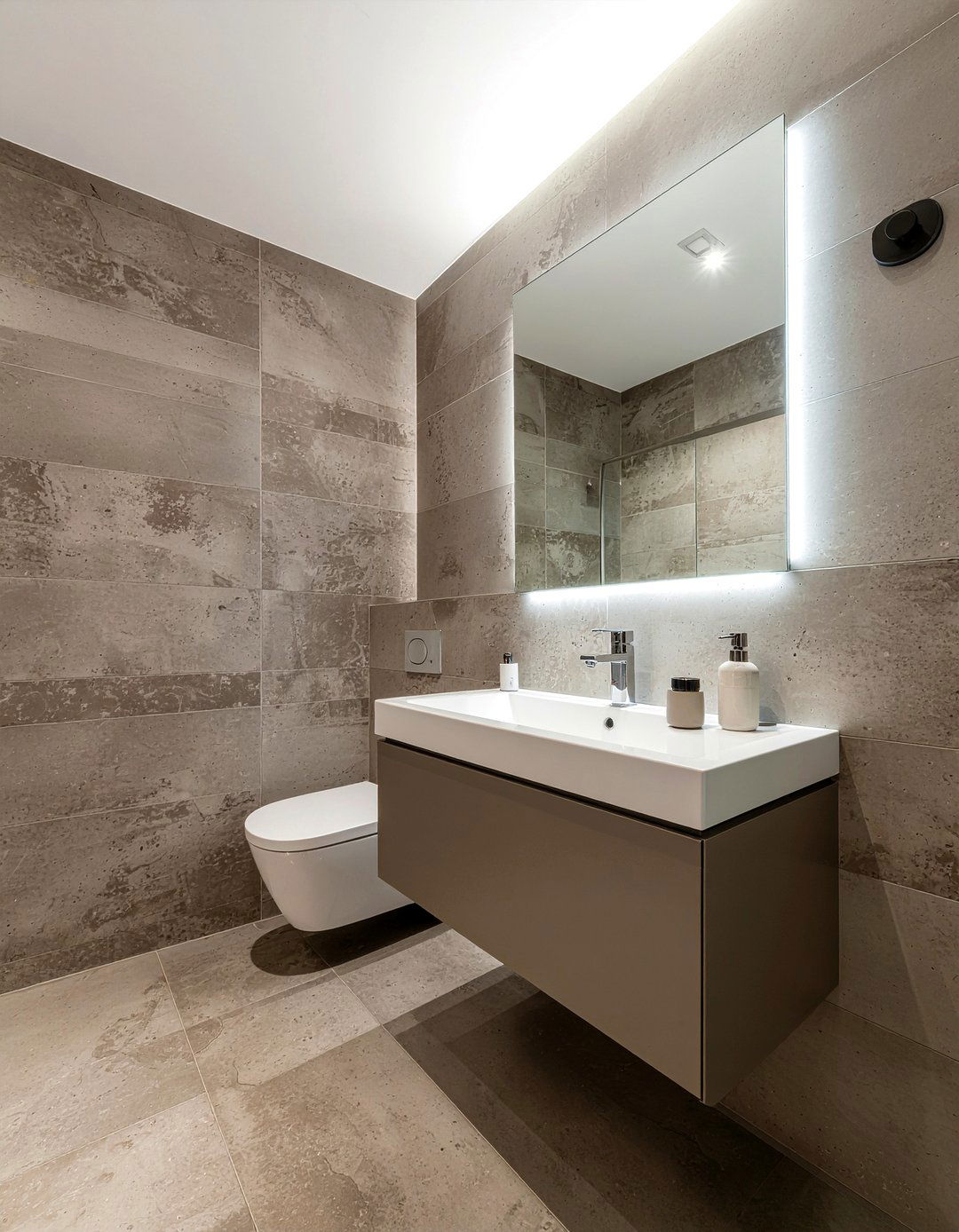 Modern thin frame bathroom mirror - 30 framed bathroom mirror ideas