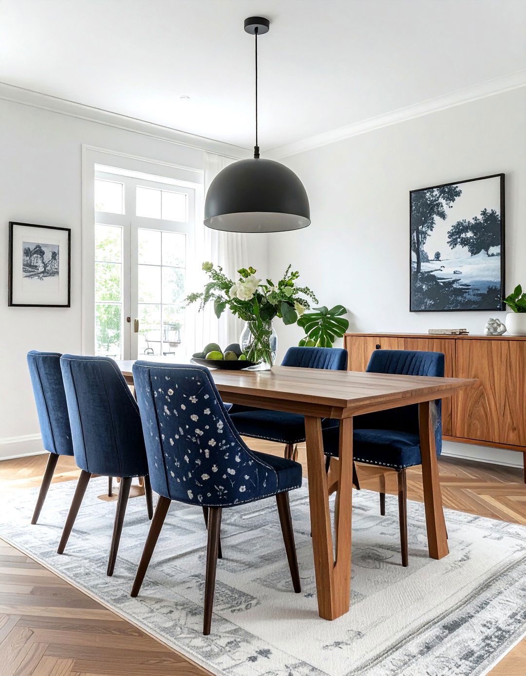 Modern toile dining room - 30 toile decor ideas